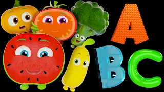 ABC Song with Funky Fruits | Baby Sensory Animation and Fun Dance Party