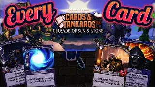 Every NEW Card in Cards & Tankards Crusade of Sun and Stone!!