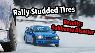 I Broke My E36 While High Speed Drifting on a Frozen Lake!