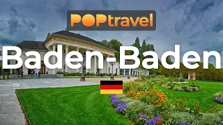 Walking in BADEN-BADEN / Germany 🇩🇪- 4K 60fps (UHD)