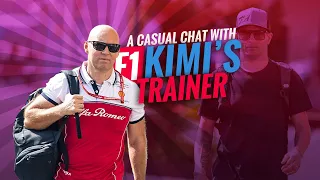 Kimi Raikkonen's trainer Mark Arnall talks about life on the road with the great man