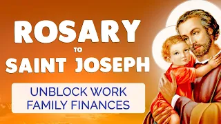 🙏 ROSARY to SAINT JOSEPH the WORKER 🙏 Work Finance Family Hard Times