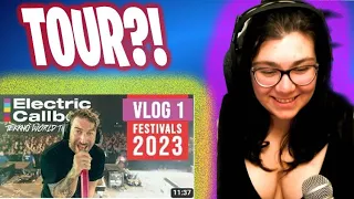 BEHIND THE SCENES!! | Reacting to Electric Callboy's First Festival Vlog | First Vlog Rection