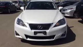 Pre Owned White 2011 Lexus IS 250 AWD Leather with Moonroof Review - Fort McMurray