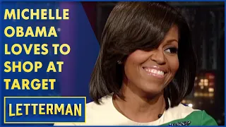 Michelle Obama Went Undercover Shopping At Target | Letterman