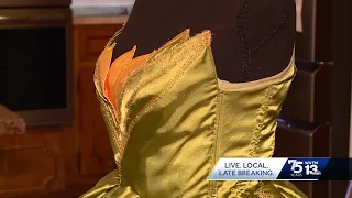 Local teen designs Disney princess prom dress