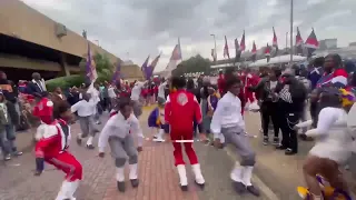 The combine with the two best teams Abe drill team and Edna Karr bayou classic parade 23’