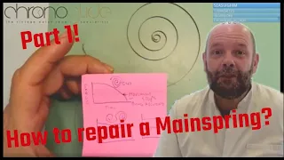 How to repair a Mainspring - Part 1of2