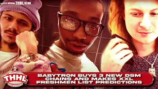 BabyTron Buys 3 New DSM Chains and Makes XXL Freshmen list Predictions | Hip Hop Lab Vlog 7 Ft Trdee