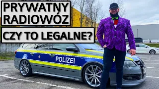 CZY TO LEGALNE? CO NA TO POLICJA I SĄD? *Prywatny radiowóz ze Szwecji | DUŻY W MALUCHU I WIDZOWIE