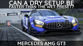 ACC | Can You Make A Dry Setup Faster Than The Wet Preset In The Rain? | Mercedes AMG GT3 |