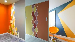 45 Best Geometric Wall Paint Design For Boys Room Modern Geometric Wall Paint For Small Bedroom