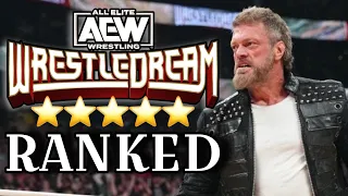 Every AEW Wrestle Dream Match ⭐️ RANKED!