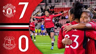 Nikita Parris Hat-Trick! 🎩 | Man Utd 7-0 Everton | Women's Conti Cup