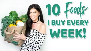 10 Foods I Buy EVERY Week | EASY and Healthy Meal Ideas