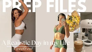 PREP FILES - A realistic day in my life 4 weeks out of my WBFF bikini competition!!