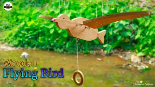 Wooden Flying Bird // how to make a wooden flying bird 🕊️🕊️ // carpenter media new project