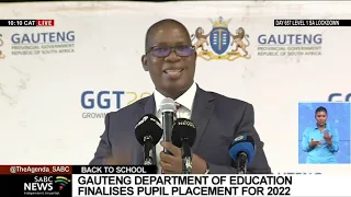 Back to School | Gauteng department of education finalises pupil placement for 2022