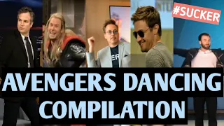 Avengers Endgame Cast Dancing • Sucker