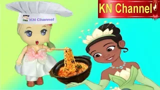 Trò chơi KN Channel BÚP BÊ LÀM ĐẦU BẾP NẤU MÌ CAY 7 CẤP ĐỘ CÙNG CÔNG CHÚA TIANA & The Frog