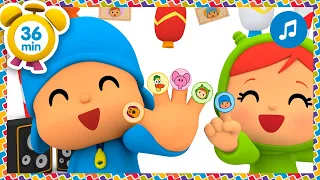 🎶🖐️🏻 FINGER FAMILY 🎶🖐️🏻 [ 36 minutes ] | Nursery Rhymes & Baby Songs - Pocoyo