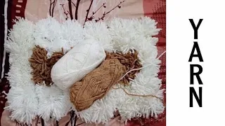 How to make rugs using yarn || DIY yarn rug || fast and simple || Home decor