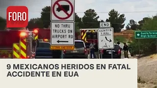 Accidente en Nuevo México deja 2 muertos y 10 heridos, 9 de ellos son mexicanos - Las Noticias
