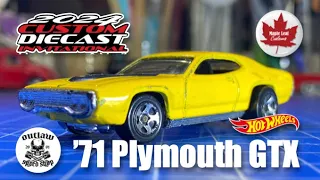 Hot Wheels '71 Plymouth GTX (295) 2024 Custom Diecast Invitational