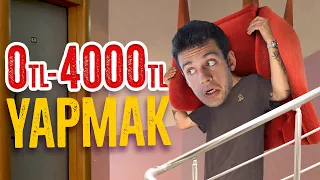 0 TL'yi 4000 TL YAPMAK!(EMLAK,NAKLİYE,OVERLOK)