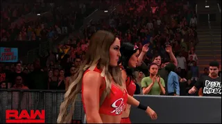 WWE 2K19 Raw: The Bella Twins vs The IIconics