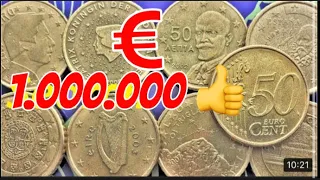 50 euro cent Belgium Luxembourg France Germany Greece Italy Netherland Spain Austria Slovenia Coin