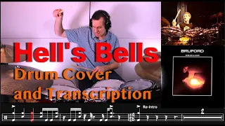 Hell's Bells by Bruford - Drum Cover and Transcription