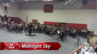 Midnight Sky - Brian Balmages - Performed by BJHS 7th Grade Band