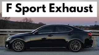 Lexus IS 350 Exhaust Sounds - F Sport Axleback and Resonator Delete