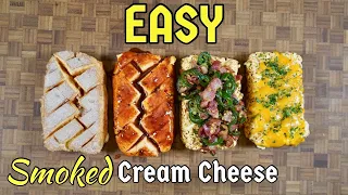 Smoked Cream Cheese on the Traeger Ironwood 650 | 4 Ways!