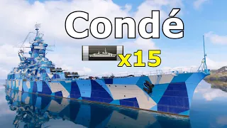World of WarShips Condé - 4 Kills 389K Damage