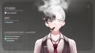 [Live2D Showcase] #4 smoking motion+lip sync