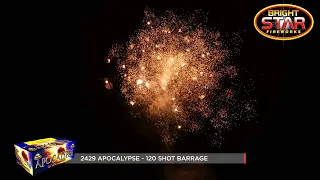 Bright Star Fireworks Apocalypse - 120 Shot Compound Barrage @Astoundedfireworks Astounded Fireworks