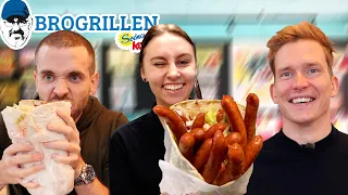 Besöker gatuköket som serverar Sveriges största Tunnbrödsrulle!