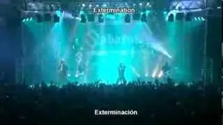 Sabaton - Nuclear Attack (live with lyrics) Español - English