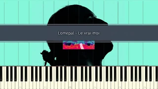 Lomepal - Le vrai moi (piano tutorial)
