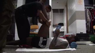 LeBron James Stretching & Cramps