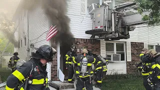 FDNY - Early Arrival - Queens 2nd Alarm Box 6363 -  Heavy Fire In A Dwelling with Extension - 5/8/24