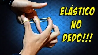 UMA ÓTIMA MÁGICA COM ELÁSTICO PRA VOCÊ!! | COMO FAZER (Tutorial)