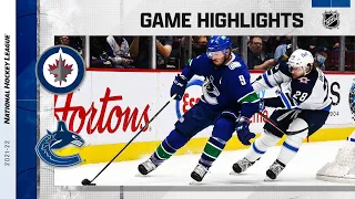 Jets @ Canucks 12/10/21 | NHL Highlights