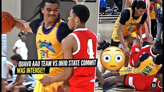 Quavos AAU Team Vs Ohio State Commit Gets Physical in Championship!