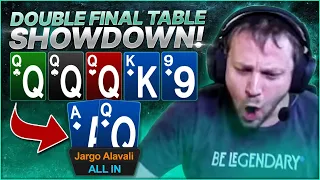 QUADS!? Bungakat DOUBLE FINAL TABLES! - $1k Sunday Thrill & Bounty Hunter $210