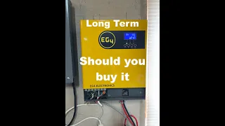 EG4 3kw all in one off grid inverter long term review | 3000EHV-48 | 80a charger | 5k MPPT