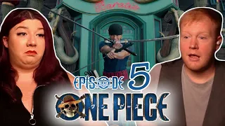 MIHAWK v ZORO  👀 First time watching Netflix's One Piece S1 E5