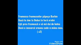 Păpușa Barbie - Karaoke / Versuri ( Alex Botea cover)